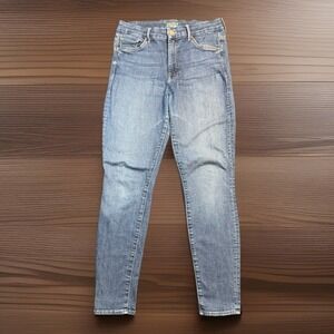 MOTHER Denim High Waisted Looker Jeans Women's Sz 29 Girl Crush Blue Skinny USA